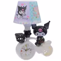 چراغ مطالعه ساعت رومیزی فانتزی 9011 خفاش سیاه