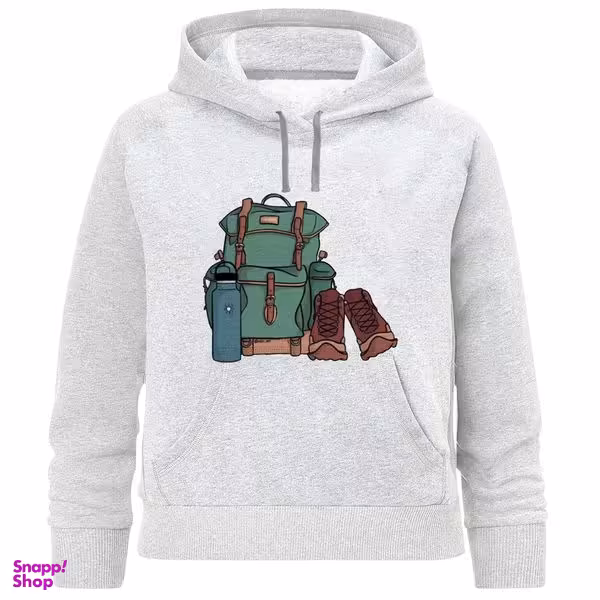 هودی پسرانه مدل کوله پشتی و پوتین D45