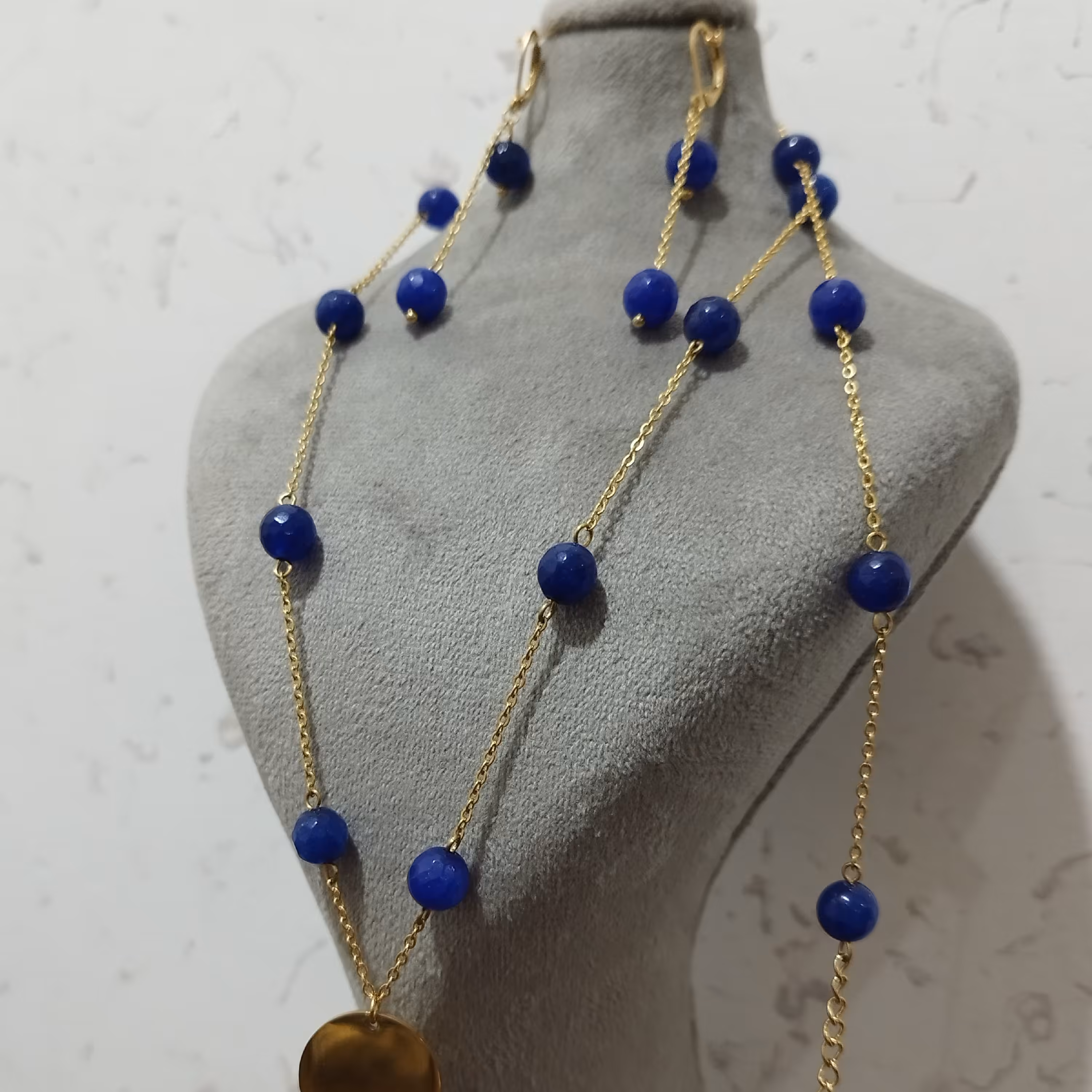 نیم ست سنگ جید توپی استیل رنگتابت 