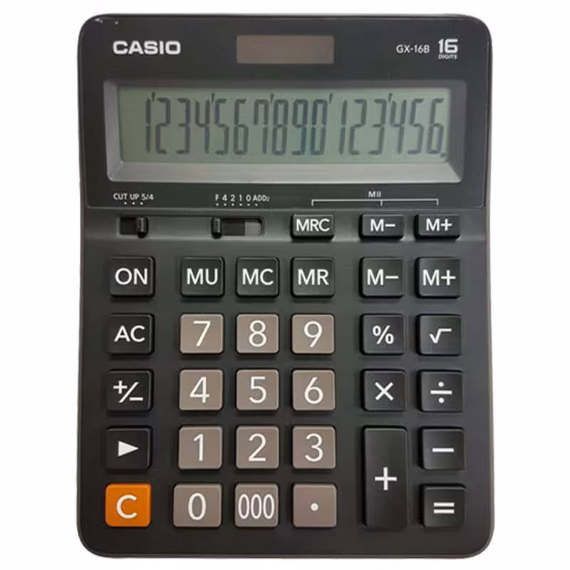 خرید ماشین حساب کاسیو مدل CASIO GX-16B