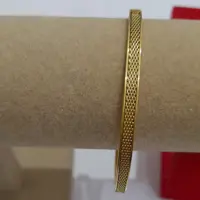 دستبند استیل زنانه رنگ ثابت النگویی 