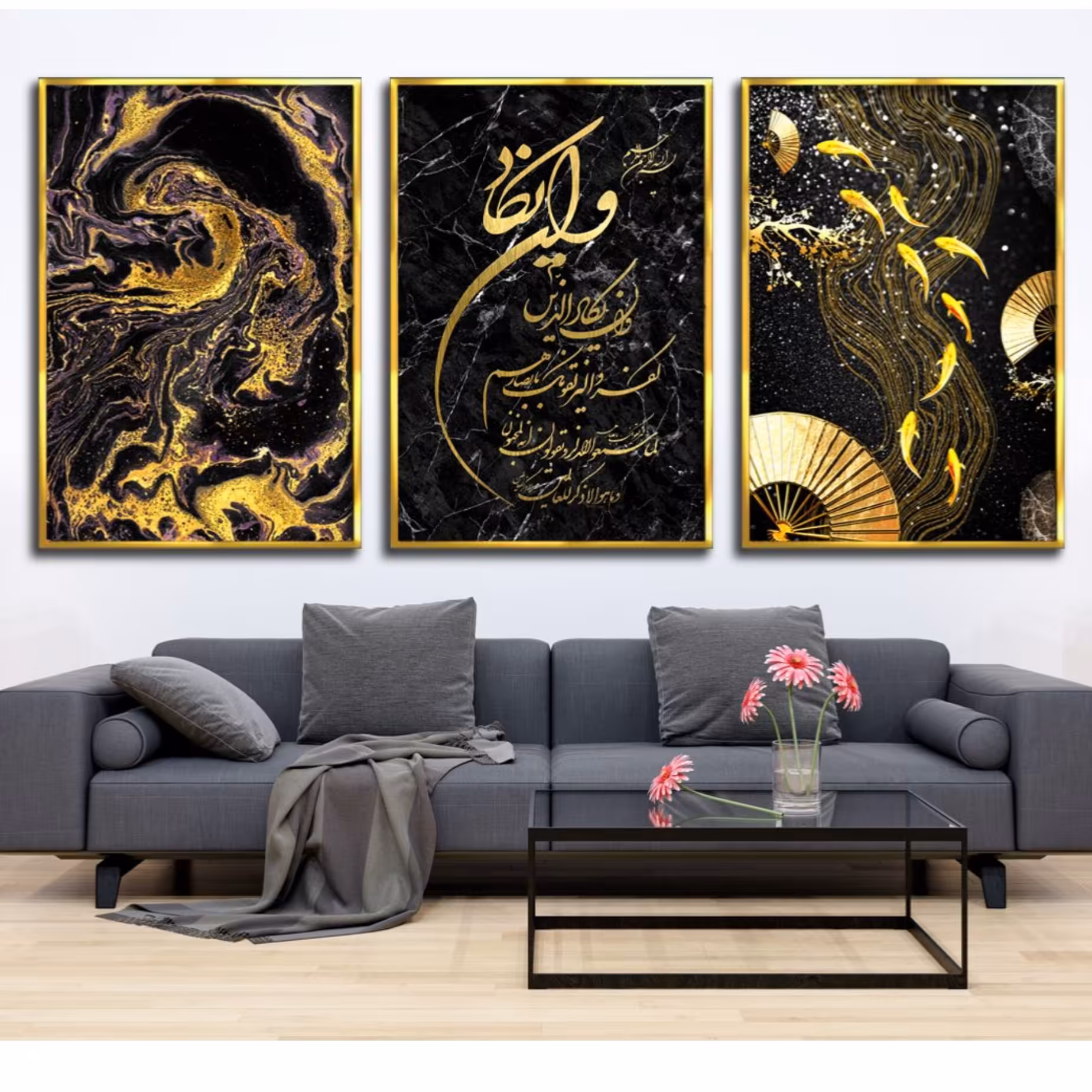 تابلو دکوراتیو 3تیکه کد 00216