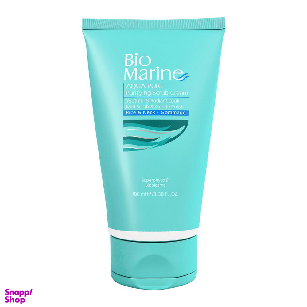 کرم ساینده و پاک کننده پوست بایو مارین (Bio Marine) مدل Aqua Repair حجم 100 میلی‌لیتر