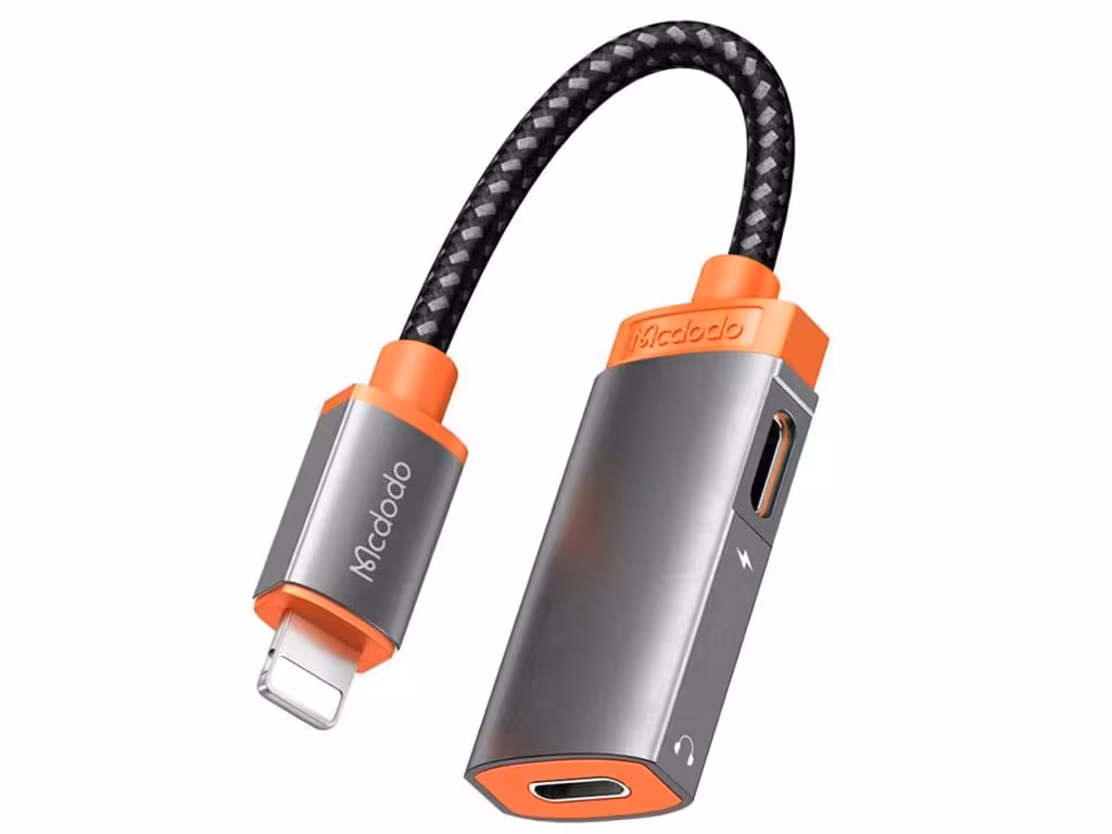 کابل تبدیل 1 به 2 لایتنینگ مک‌دودو Mcdodo CA-0490 Oryx Series Lightning to Dual Lightning Cable