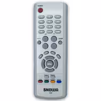 کنترل تلویزیون اسنوا SNOWA (نقره ای-کوتاه)