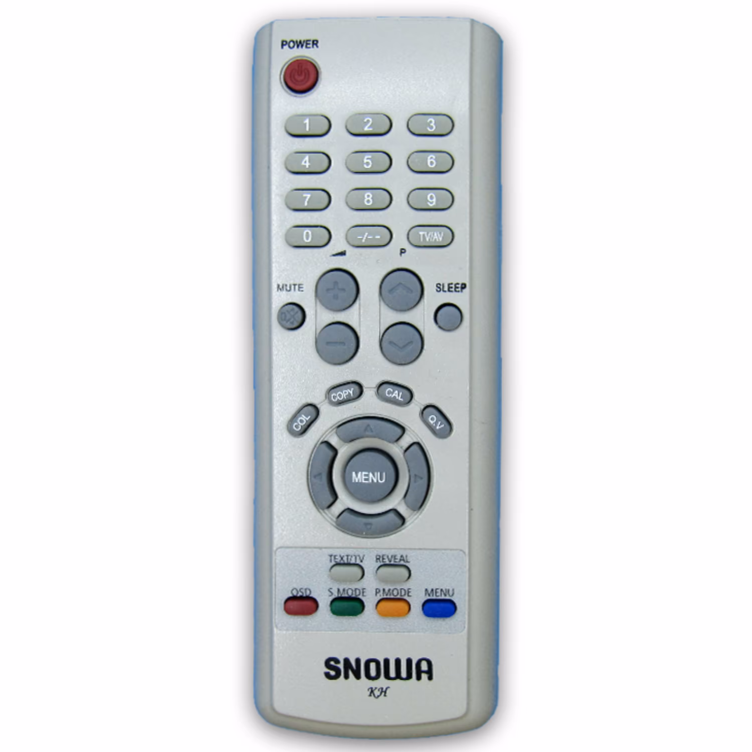 کنترل تلویزیون اسنوا SNOWA (نقره ای-کوتاه)