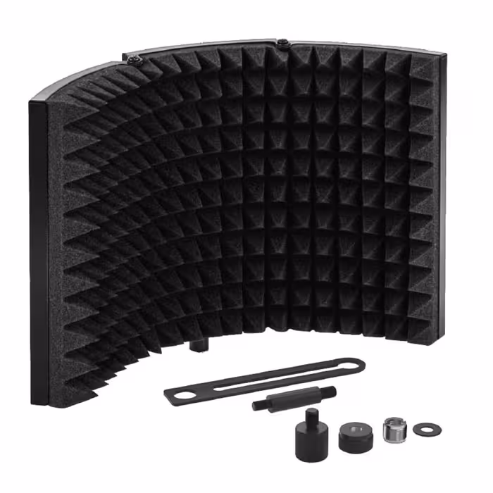 ایزولاتور میکروفون 3 پنل ( درب ) خارجی بدون  پایه