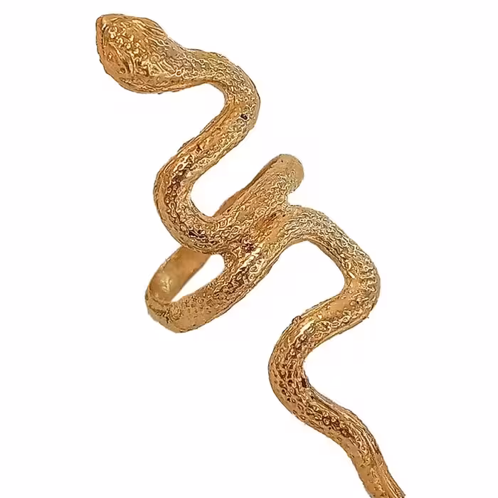 انگشتر فیری سایز مار طلایی