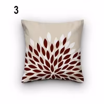 کوسن طرح برگ قرمز