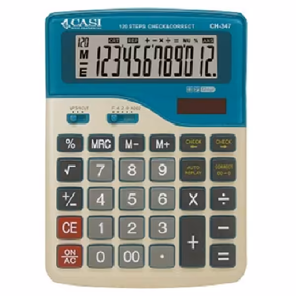 ماشین حساب کاسی مدل سی اچ 347