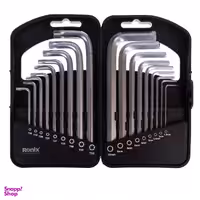 مجموعه 18 عددی آچار آلن و ستاره ای رونیکس مدل NIX-2051