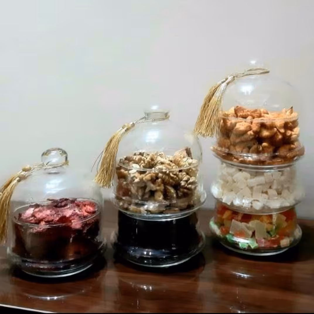 کندی باکس(بانکه شکلات و تنقلات)یا شکلات خوری آجیل خوری سه طبقه