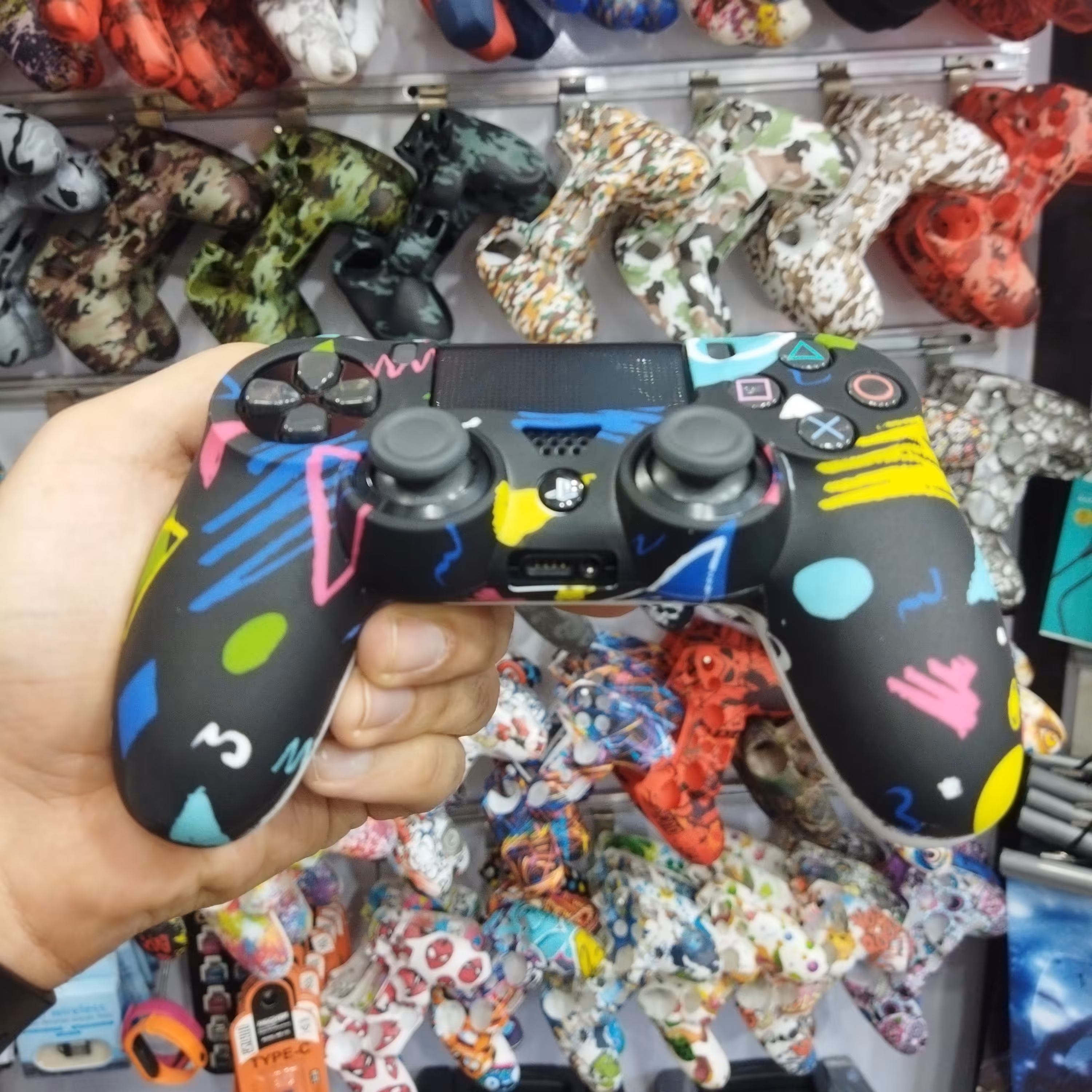 روکش دسته پلی استیشن4طرح پلی استیشن