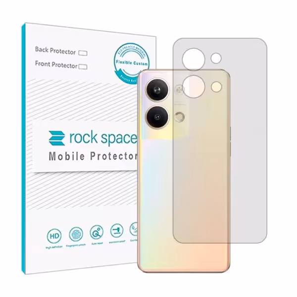 گلس محافظ پشت گوشی اوپو Reno9 Pro مدل نانو هیدروژل شفاف برند راک اسپیس کد 24511S