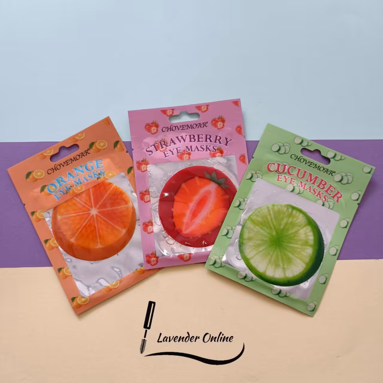 ماسک چشم میوه ای