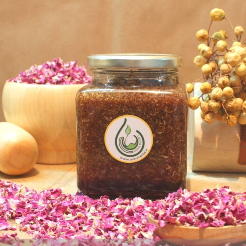 مربای گل قند آفتاب پز اصل زنجان 900 گرم