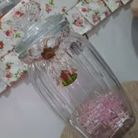 بانکه شیشه ای درب گنجشکی