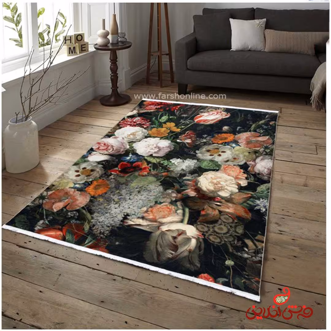 فرش ماشینی  کلاریس  کد 100454