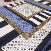 روسری ابریشم ترک دستدوز برند MODA ترک وارداتی قواره 90 