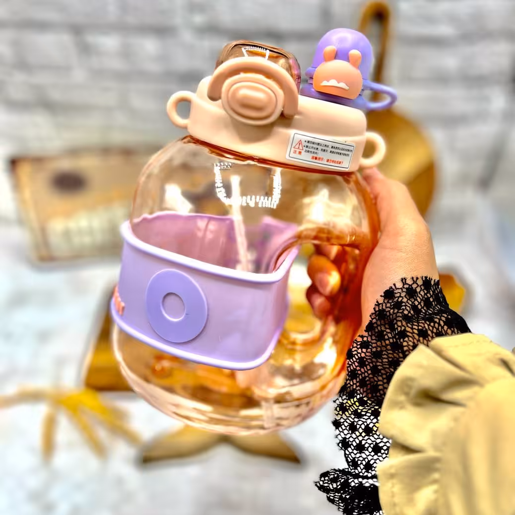 قمقمه دو دهانه بند دار فانتزی