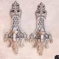 شمعدان دیواری شمعدان دیوارکوب سلطنتی  ارتفاع 35سانت