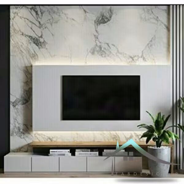 باکس میز تلویزیون دیواری (تی وی وال)