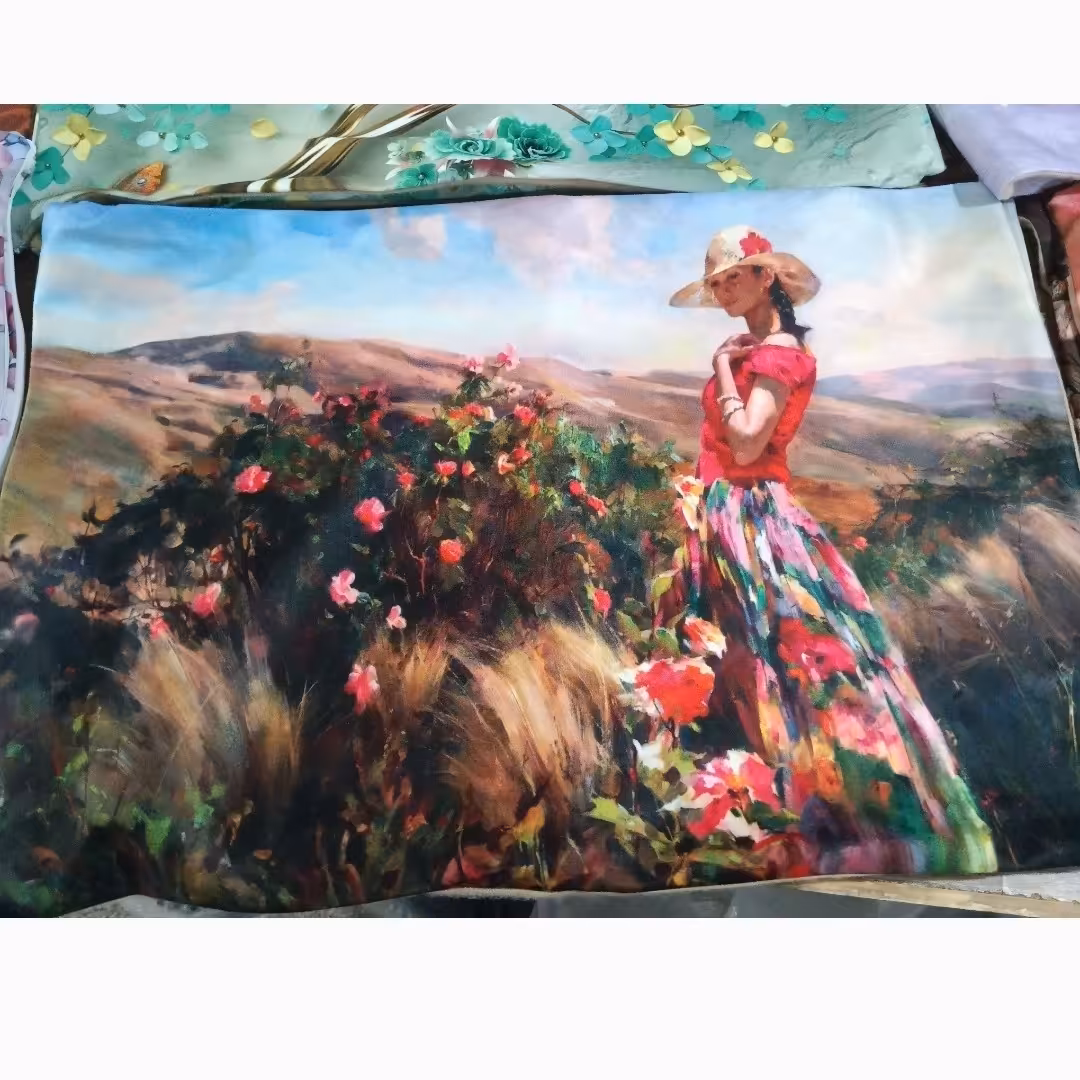 روبالشی طرح سه بعدی ، بصورت جفتی  