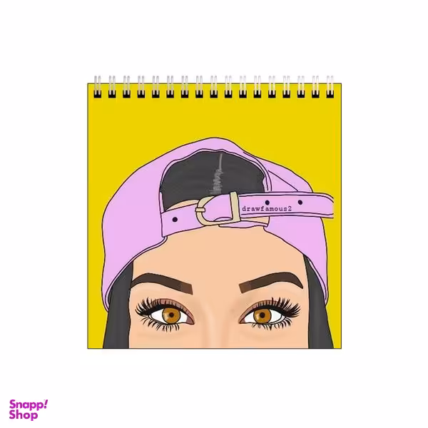 دفتر طراحی طرح دختر و کلاه مینیمال کد 2849463