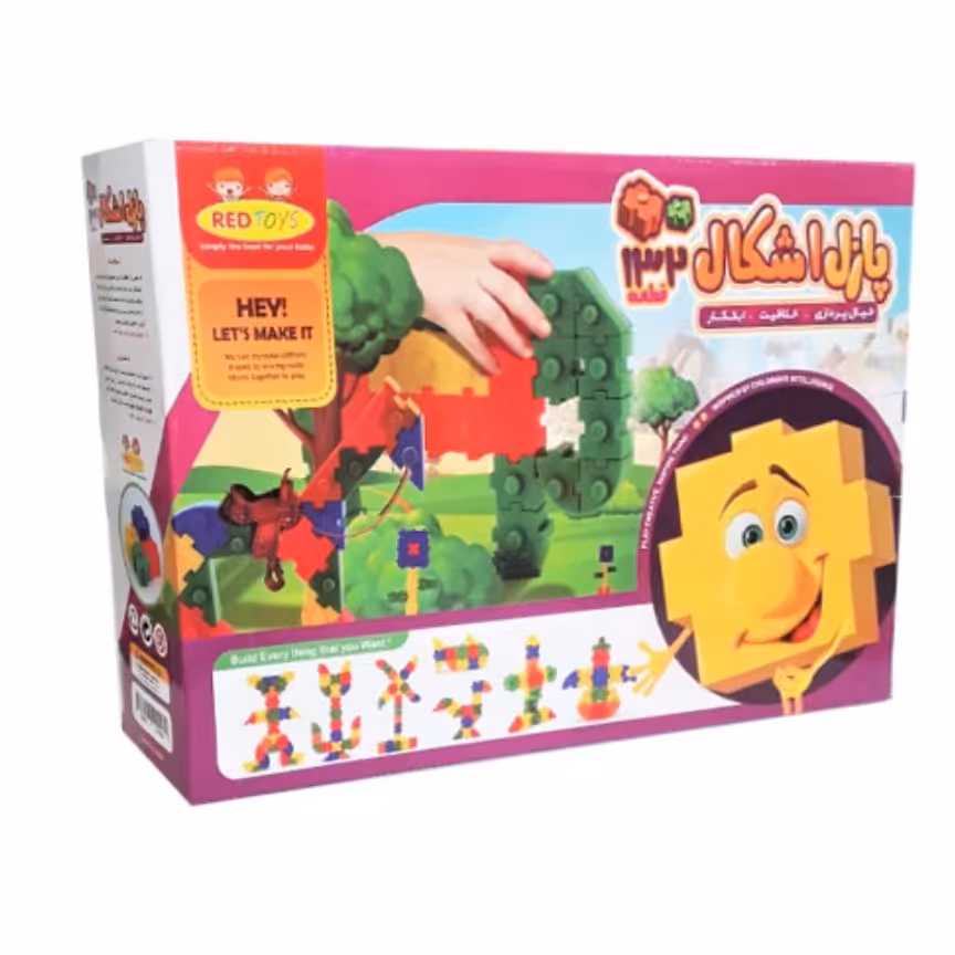 ساختنی پازل اشکال  132 قطعه

