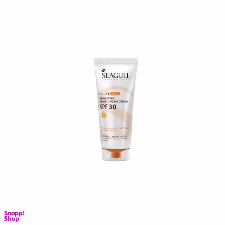 ضد آفتاب سی گل (Seagull) مدل مرطوب کننده با SPF 30 حجم 40 میلی لیتر
