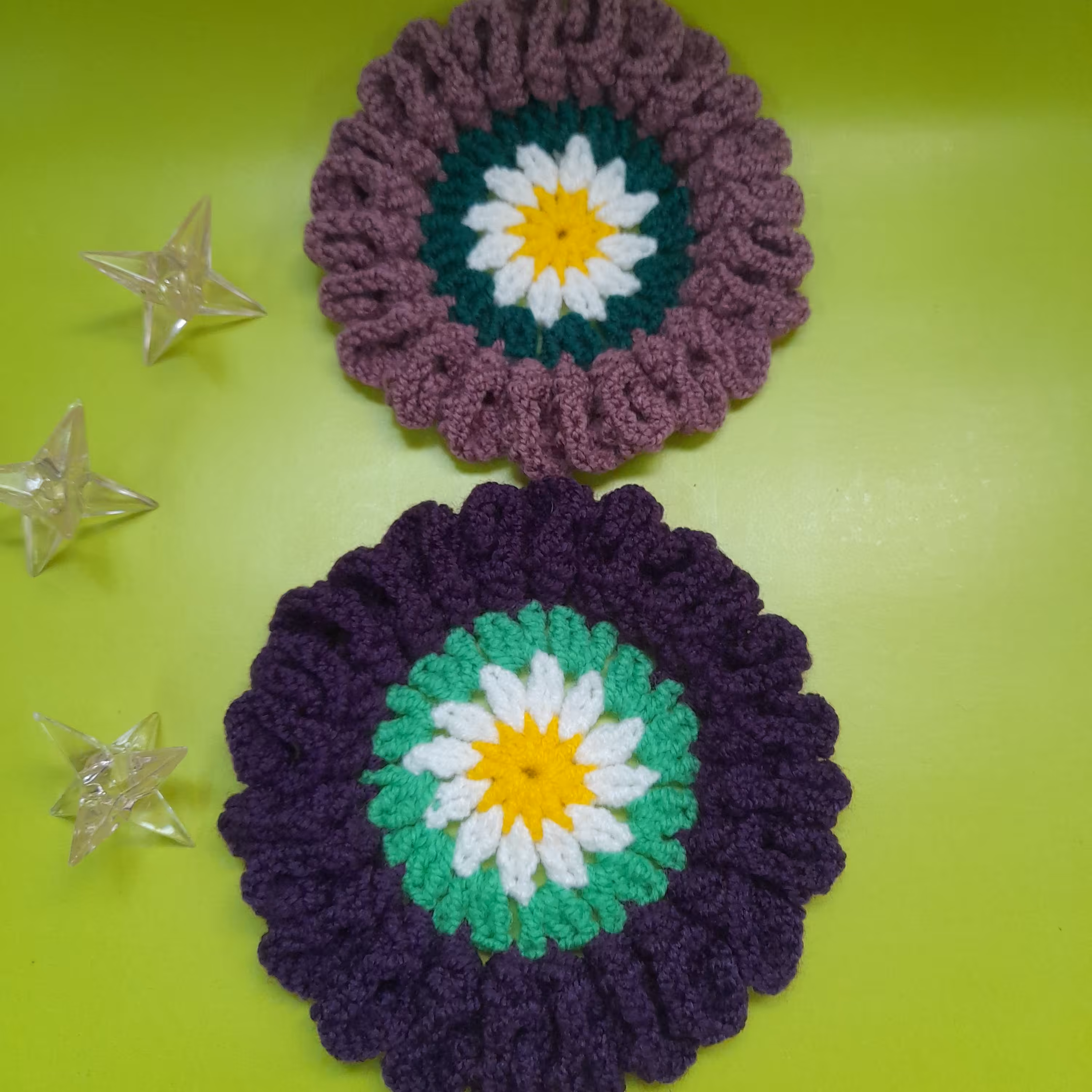 زیرلیوانی گل مدل زنگوله ای