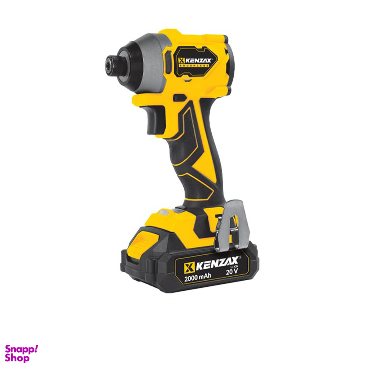 پیچ گوشتی ضربه ای براشلس 20 ولت دو باتری کنزاکس مدل 8805