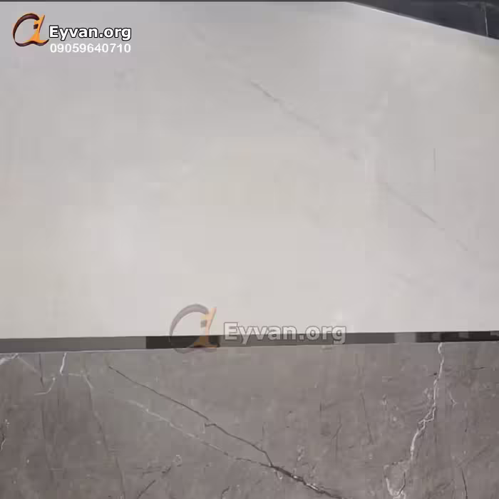 سرامیک پرسلان مات طوسی کمرنگ رگه دار 11409