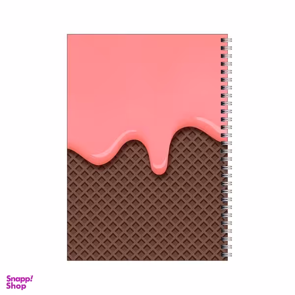 دفتر مشق 80 برگ بامبیلیپ طرح بستنی توت فرنگی کد 7473220