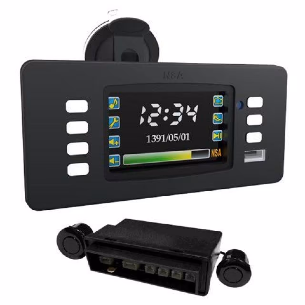 نمایشگر هوشمند خودرو مدل جنرال مجهز به سنسور پارک