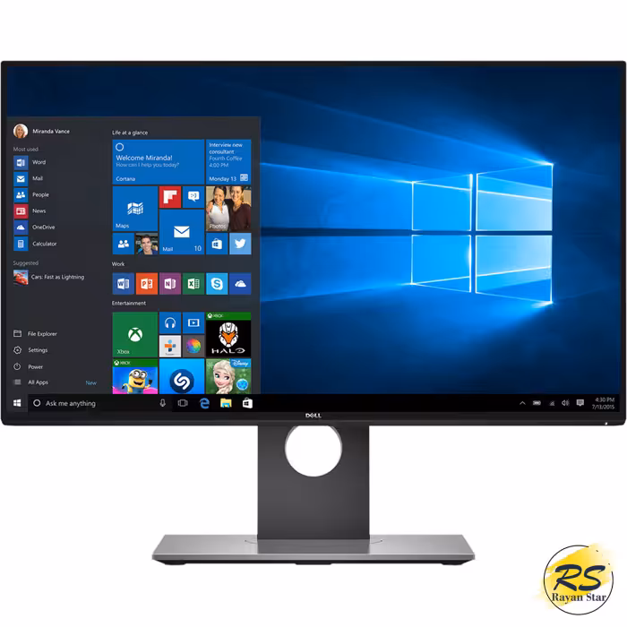 مانیتور دل 24 اینچ فریم لیس Dell U2417H