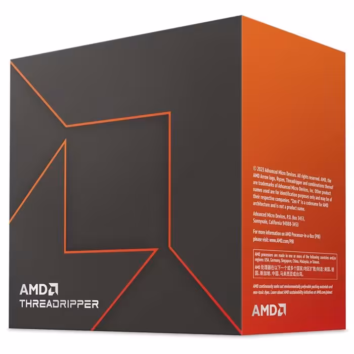 پردازنده ای ام دی CPU AMD Threadripper 7960X باکس
