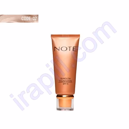 کرم پودر برنزه و درخشان کننده نوت شماره 02