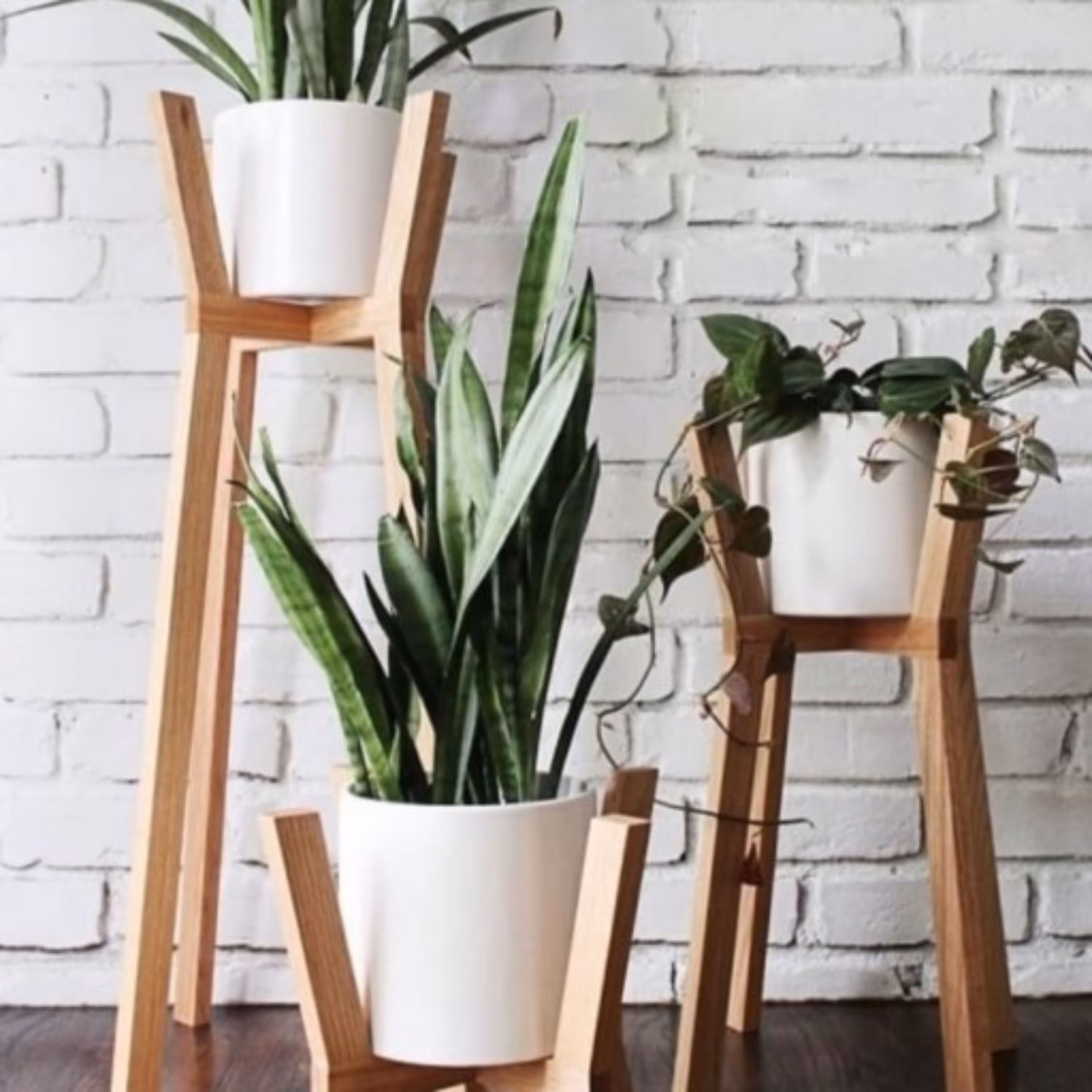 استند چوبی سه تایی مدل X