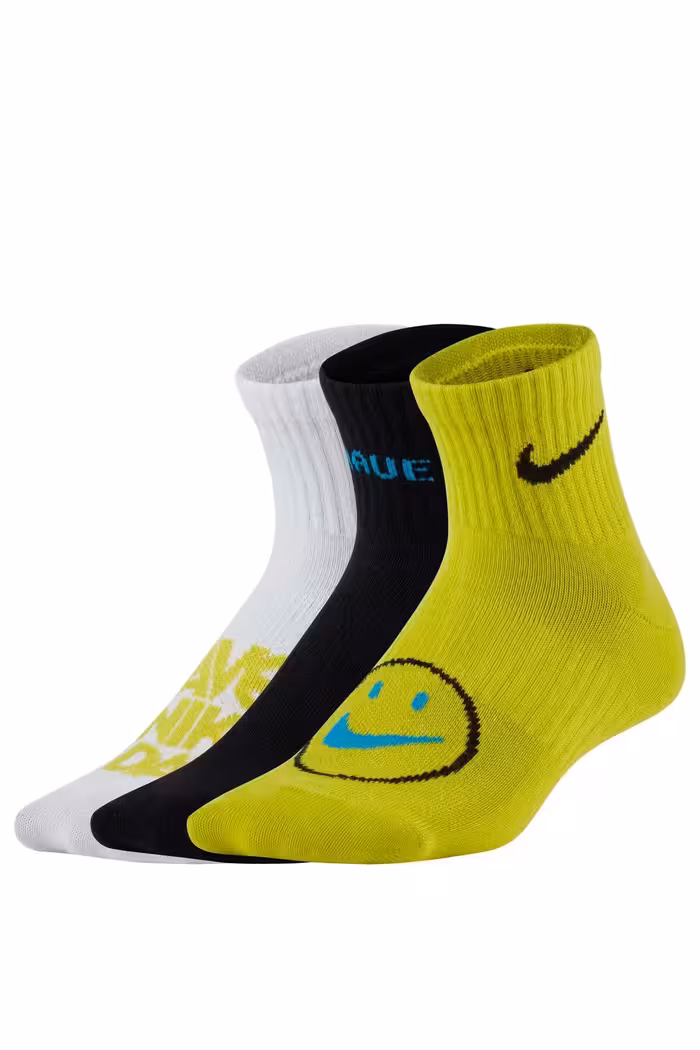 جوراب ورزشی نود مردانه و زنانه روزانه 3 زوج 904 Nike