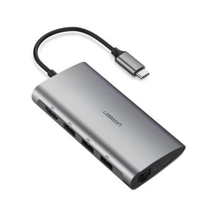 کابل تبدیل usb c به usb 30 hdmi rj45 sd&tf converter مدل CM121