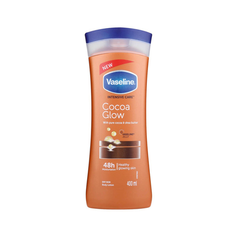 وازلین لوسیون بدن مدل Cocoa Glow