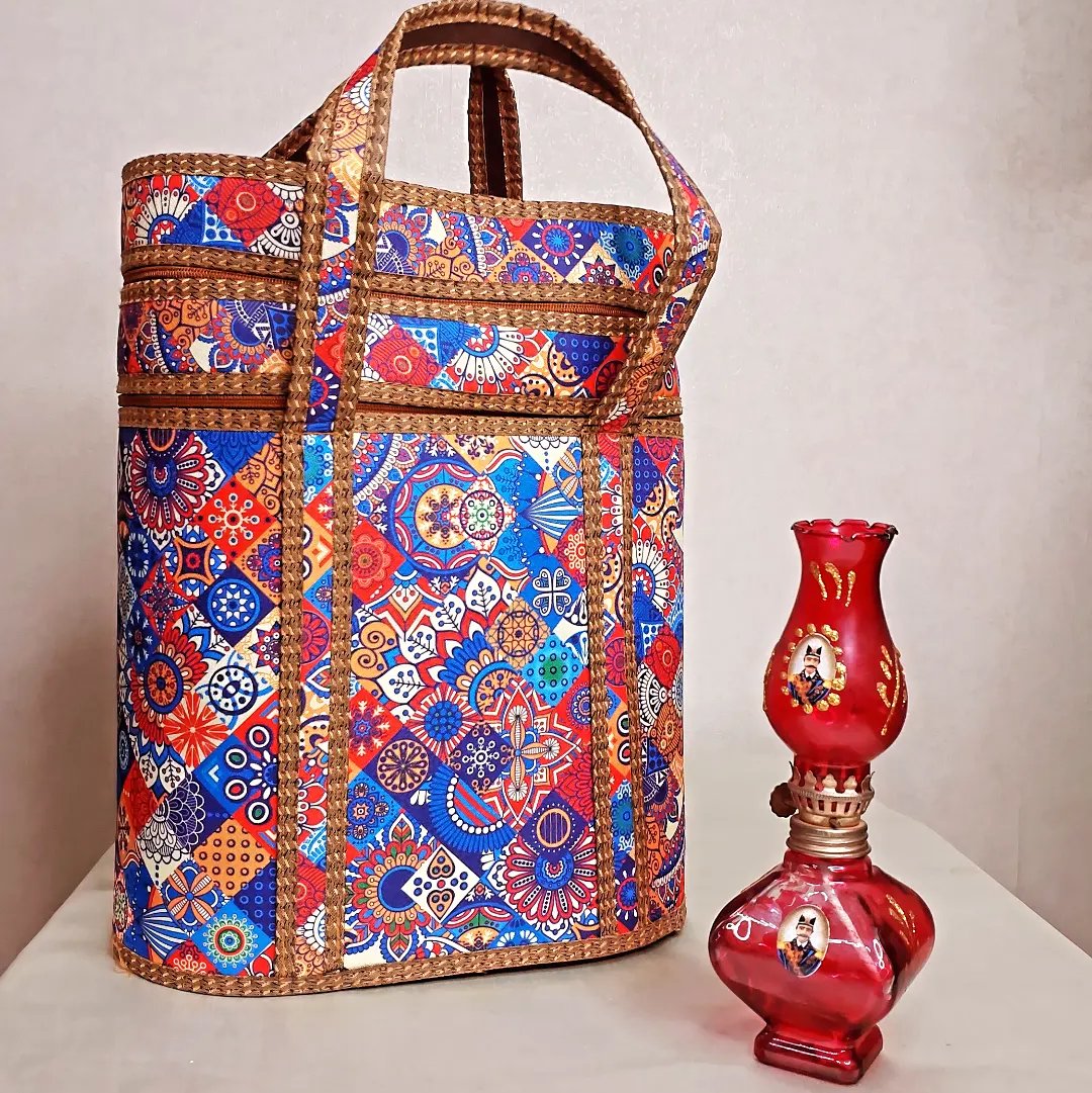 جافلاسکی دوطبقه چاپی . ابعاد : 17 × 30 . ارتفاع : 38