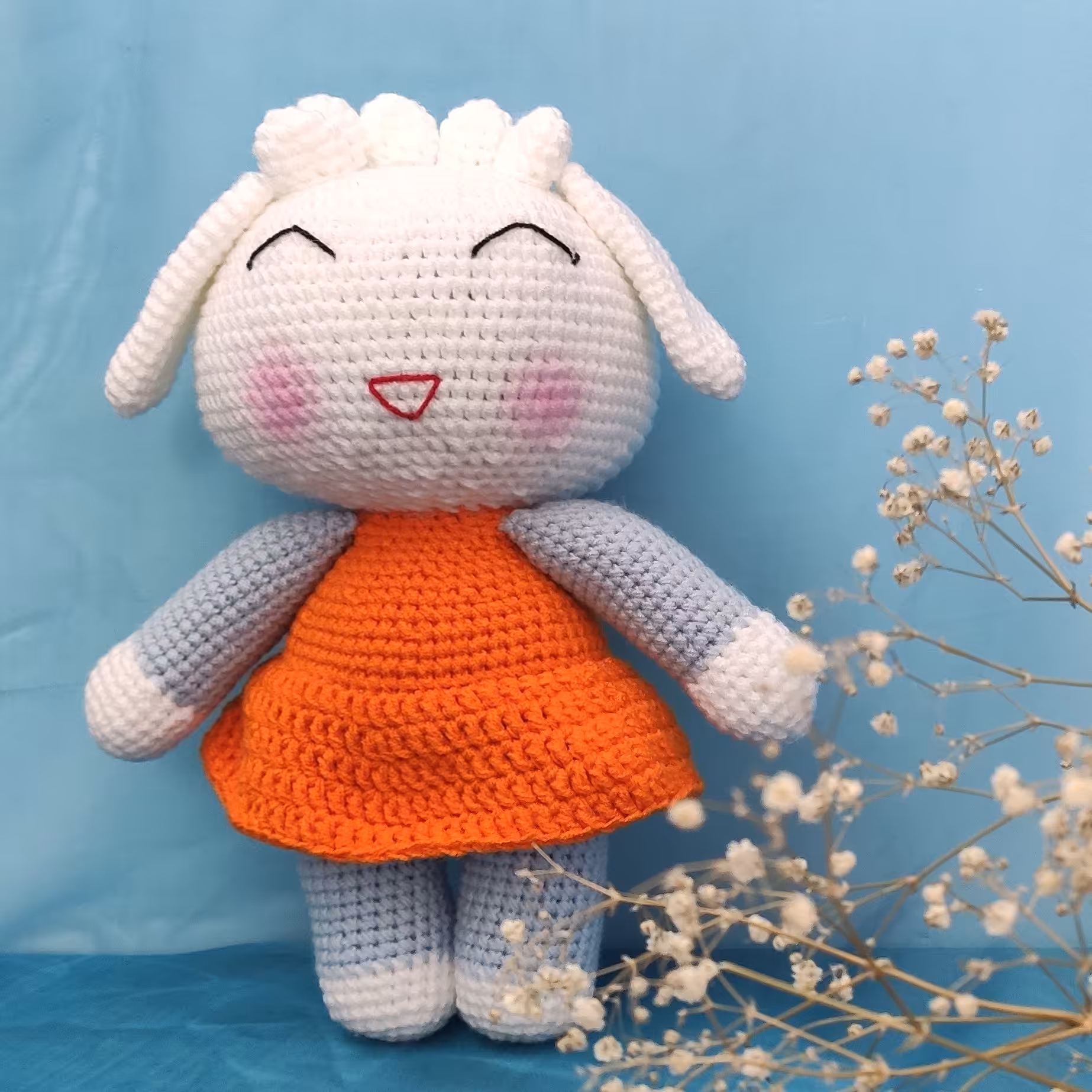 عروسک دست ساز بافتنی ببعو