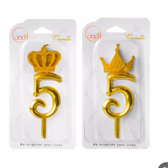 شمع اعداد تاج دار