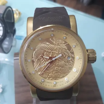 ساعت مردانه اتومات اینویکتا  حکاکی شده  Invicta