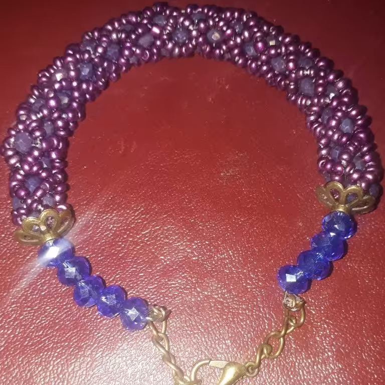 دستبند پوست ماری رنگی