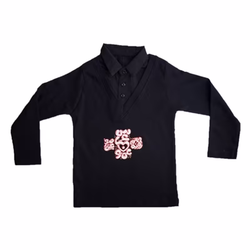 202156-تیشرت محرمی کودک سایز 40 طرح  رقیه جانم-عموعباس-علی اصغر