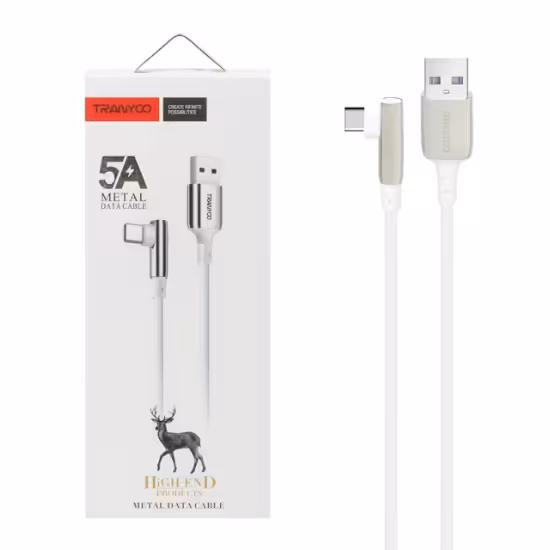 کابل تبدیل USB به USB-C ترانیو مدل X14-C طول 1 متر