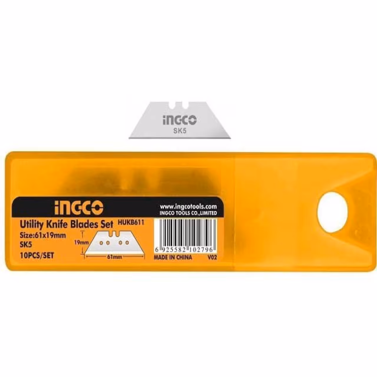 ست تيغه موکت بر 10 عددی اینکو مدل HUKB611